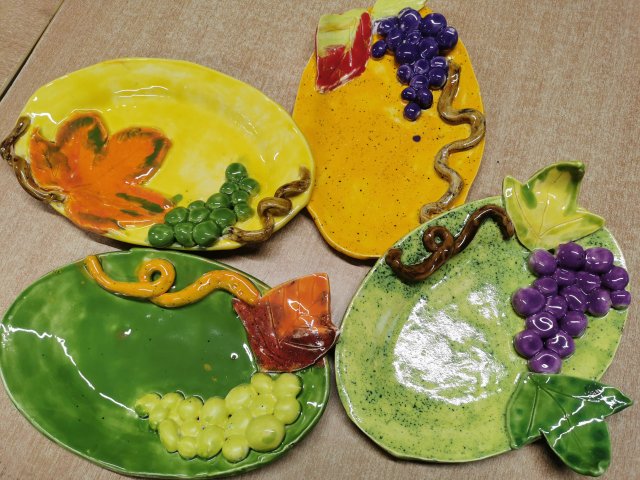 winogronowe talerzyki